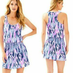 Lilly Pulitzer Tideline Tunic Mini Dress Amethyst One to Many